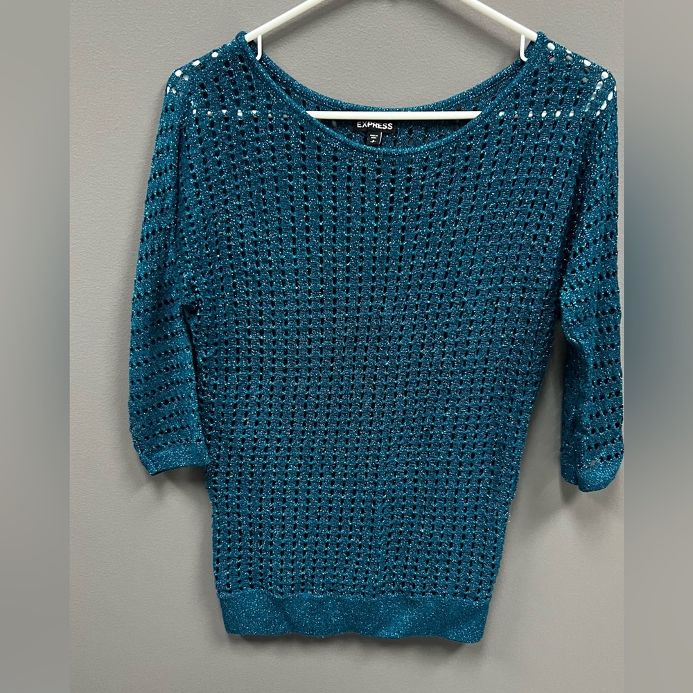 Express Teal Sweater for Women